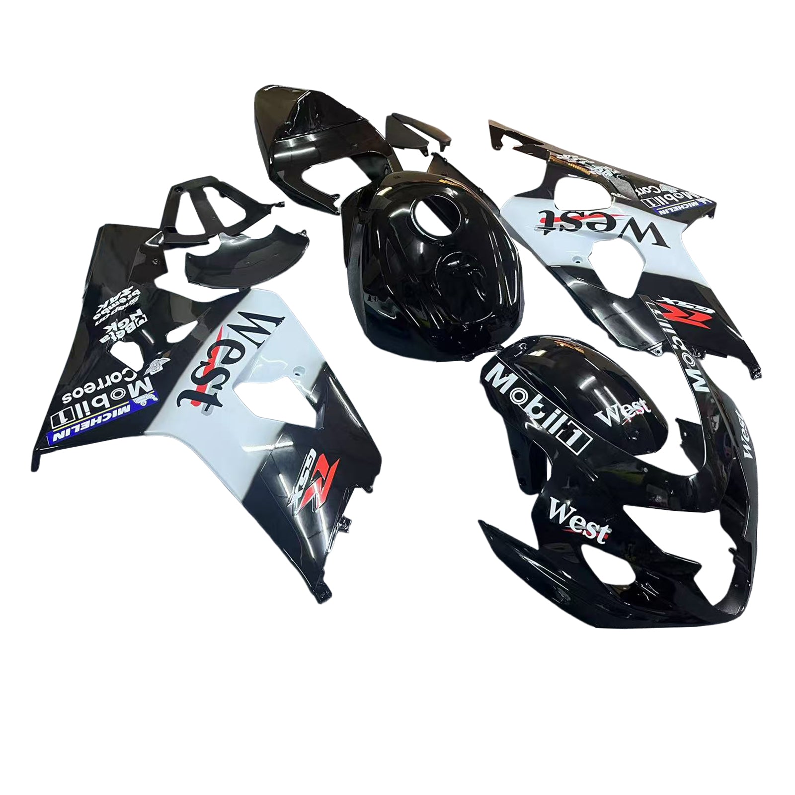 Kit carena iniezione Suzuki GSXR 600/750 K4 2004-2005 Carrozzeria in plastica ABS