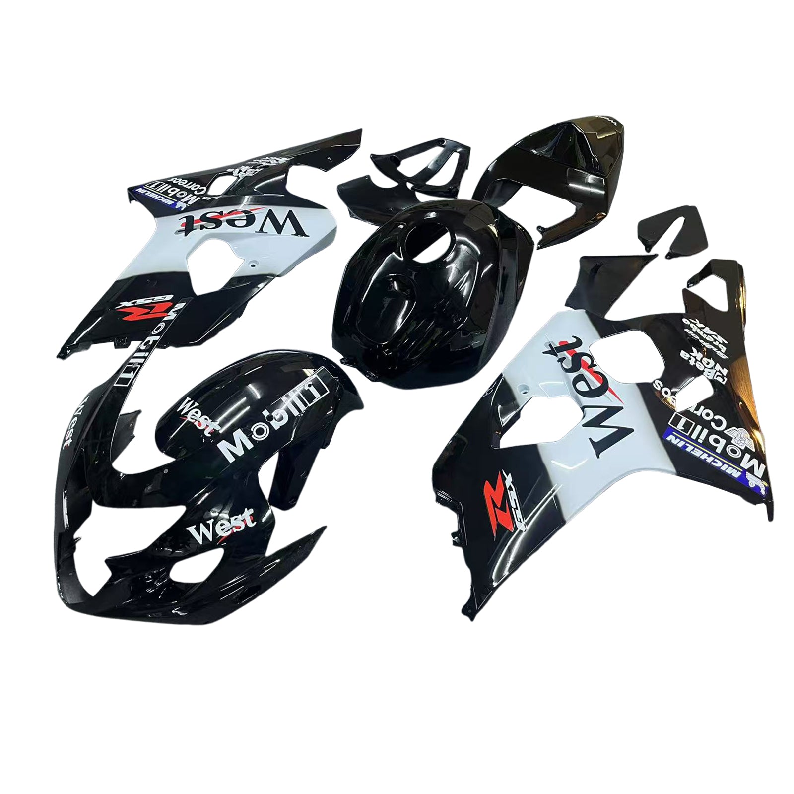 Kit carena iniezione Suzuki GSXR 600/750 K4 2004-2005 Carrozzeria in plastica ABS