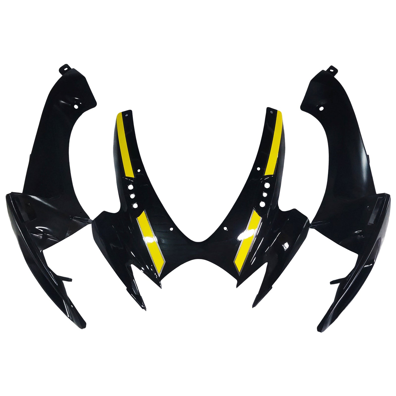 Amotopart Carena 2006-2007 Suzuki GSXR 600 750 Nero e Giallo GSXR Generico