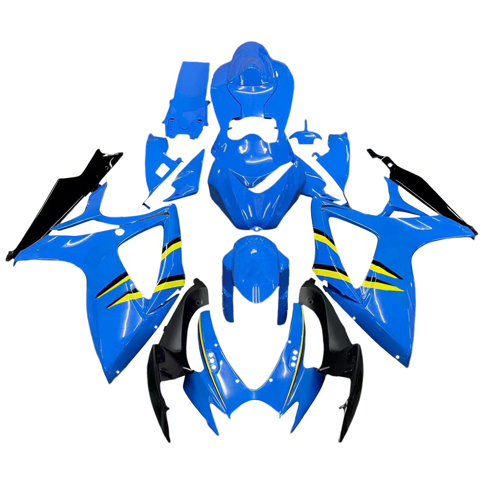 Amotopartin suojat 2006-2007 Suzuki GSXR 600 750 Sininen Rizla Generic