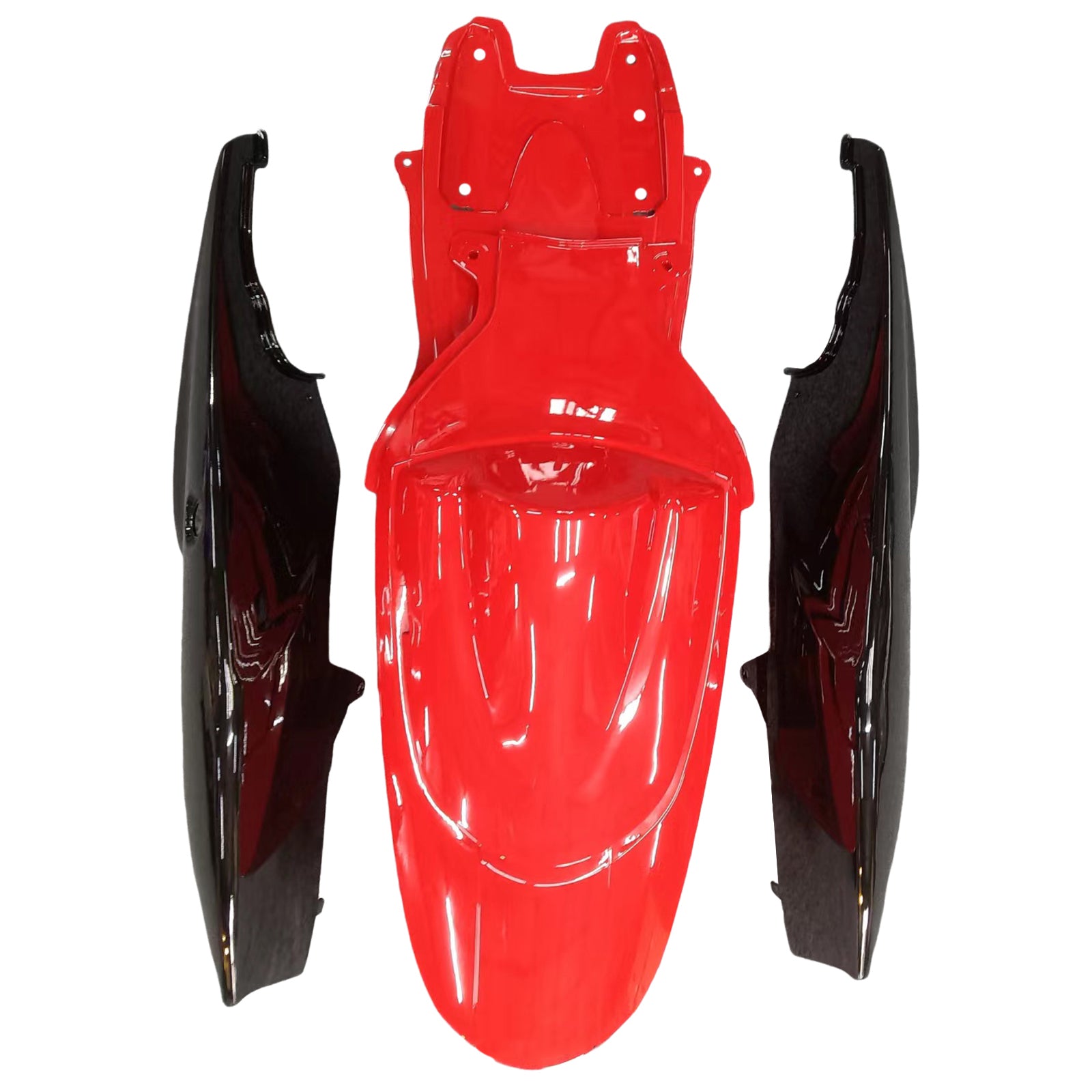 Carénages Amotopart 2006-2007 Suzuki GSXR 600 750 Rouge et Noir GSXR Generic