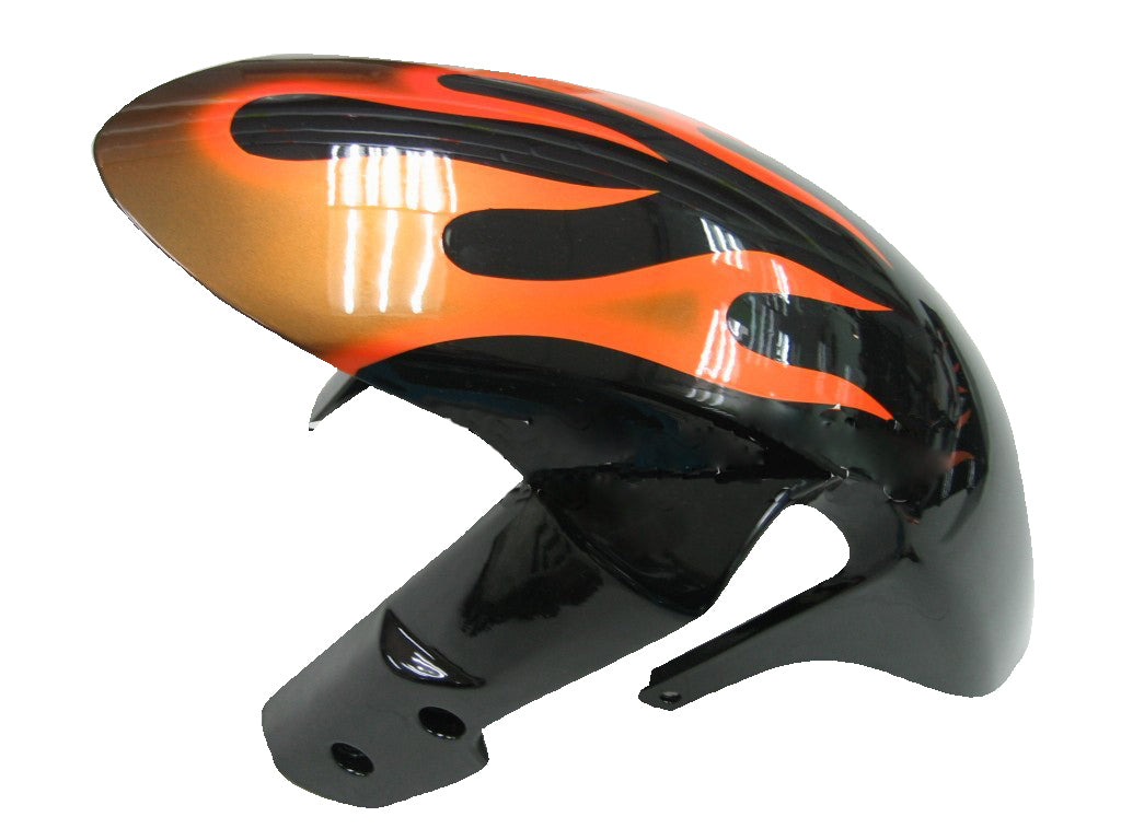 Amotopart stroomlijnkappen 2006-2007 Suzuki GSXR 600 750 zwart en oranje gouden vlam generiek