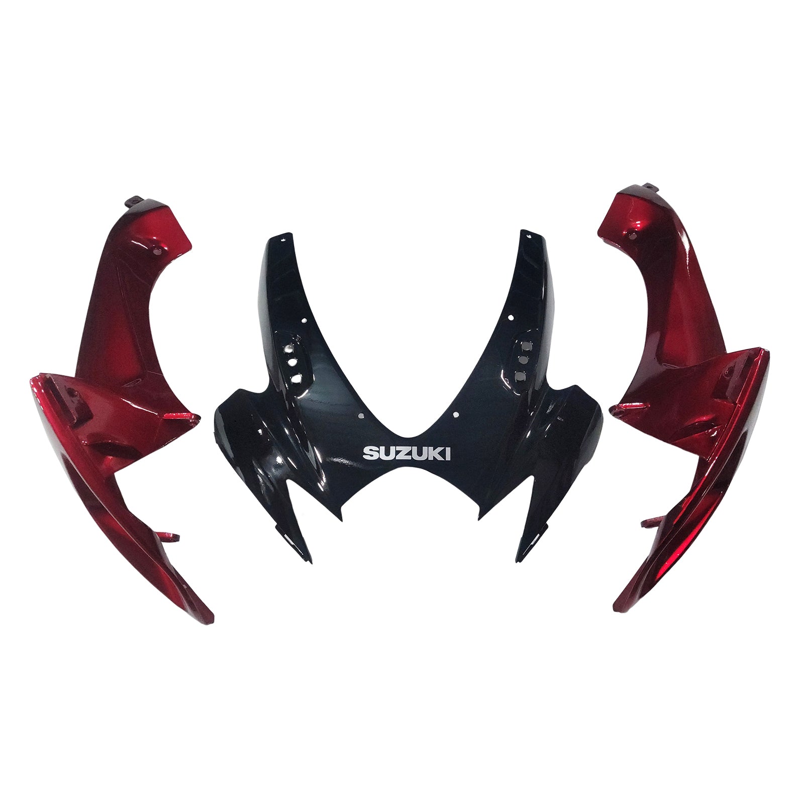 Carenados Amotopart 2006-2007 Suzuki GSXR 600 750 Rojo Plata Negro GSXR Genérico