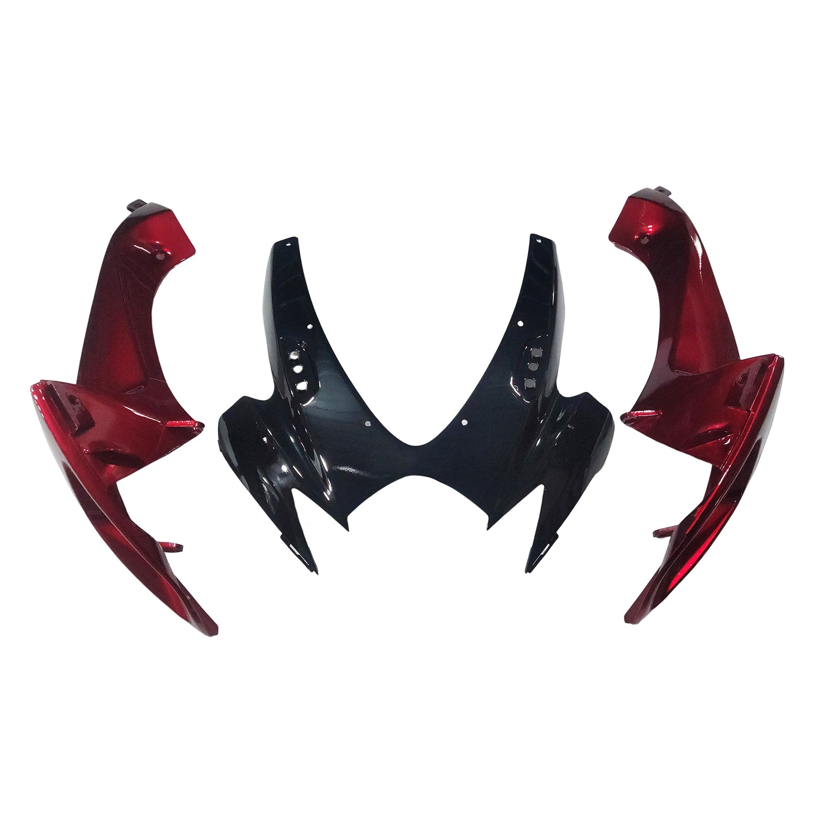 Carénages Amotopart 2006-2007 Suzuki GSXR 600 750 Rouge Argent Noir GSXR Generic