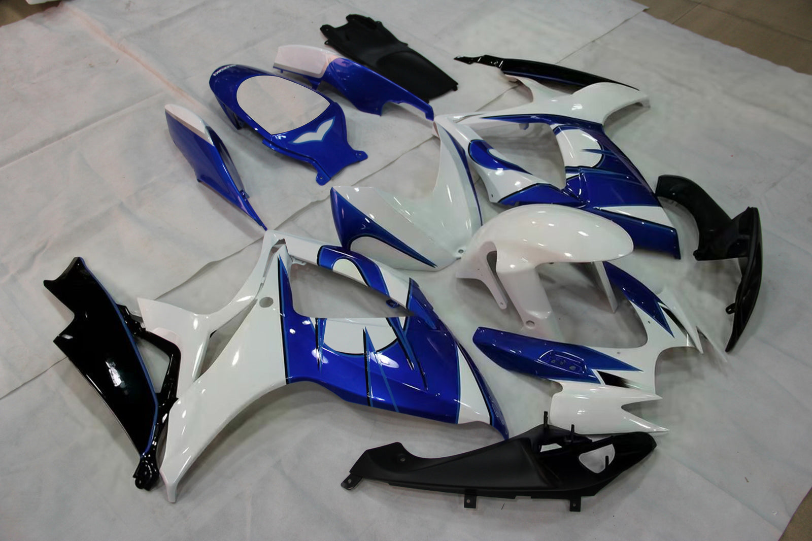 Sobe Amotopart 2006-2007 Suzuki GSXR 600 750 White Blue Corona Generic
