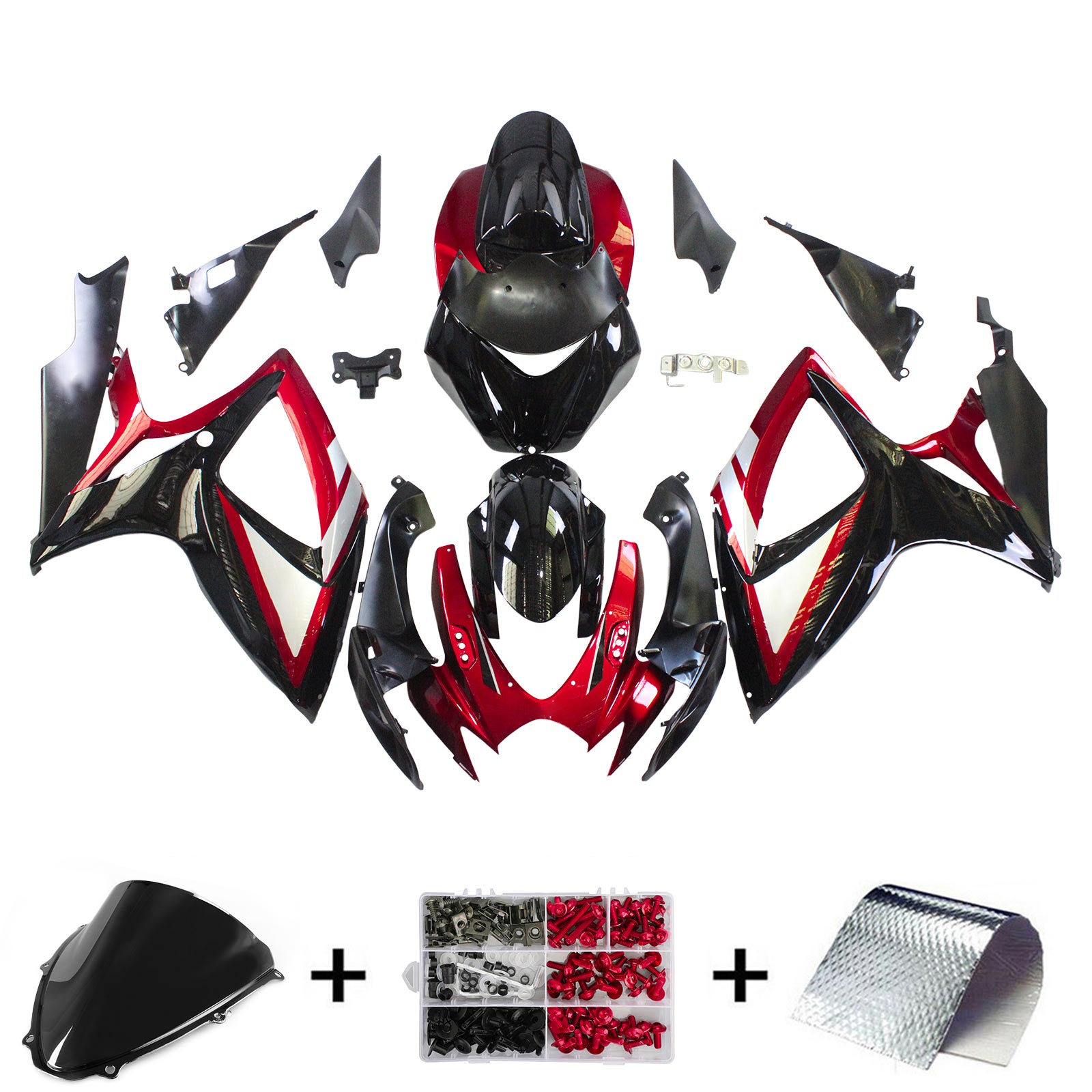 Kit de carénage Amotopart Suzuki GSXR 600/750 2006-2007