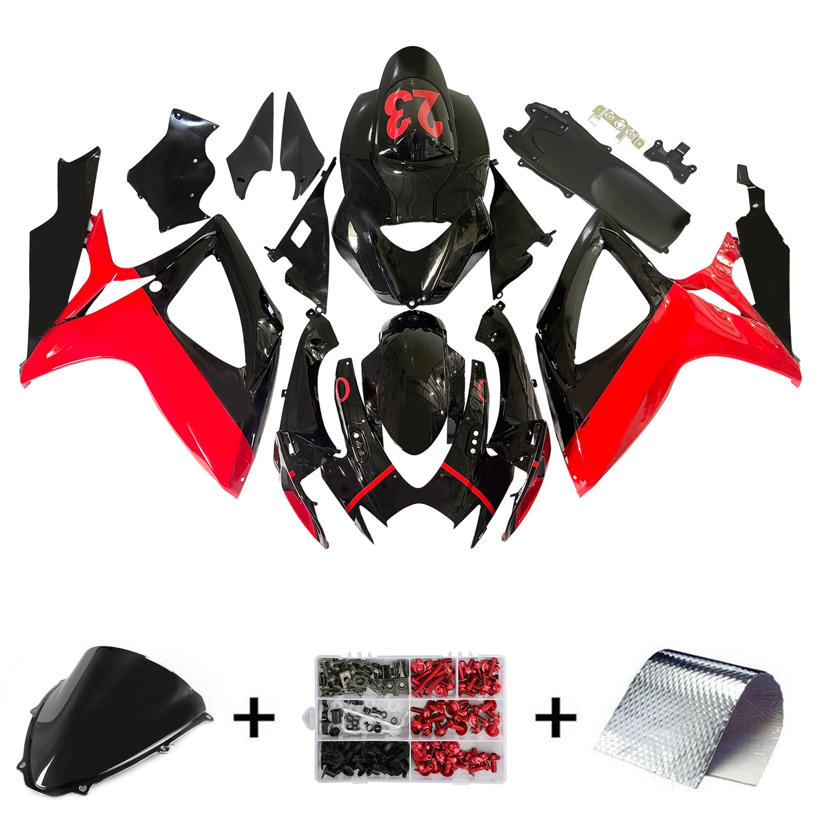 Kit de carénage Amotopart Suzuki GSXR 600/750 2006-2007