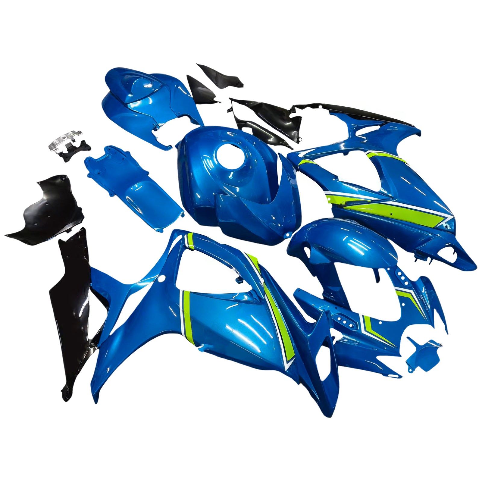 Vbrizgavanje kompleta za karoserijo plastični abs za Suzuki GSXR 600/750 2006-2007 K6