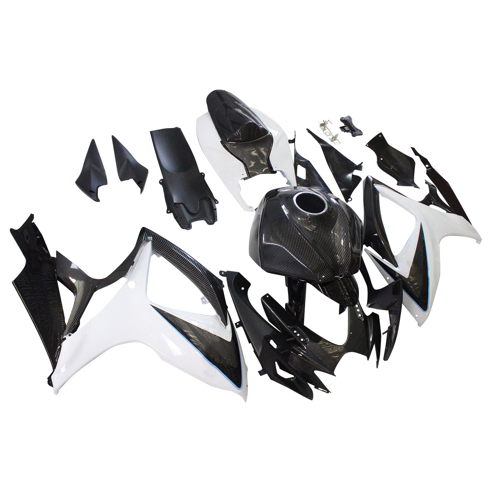 Amotopart Suzuki GSXR 600/750 2006-2007 K6 Kit Carrosserie Plastic Abs