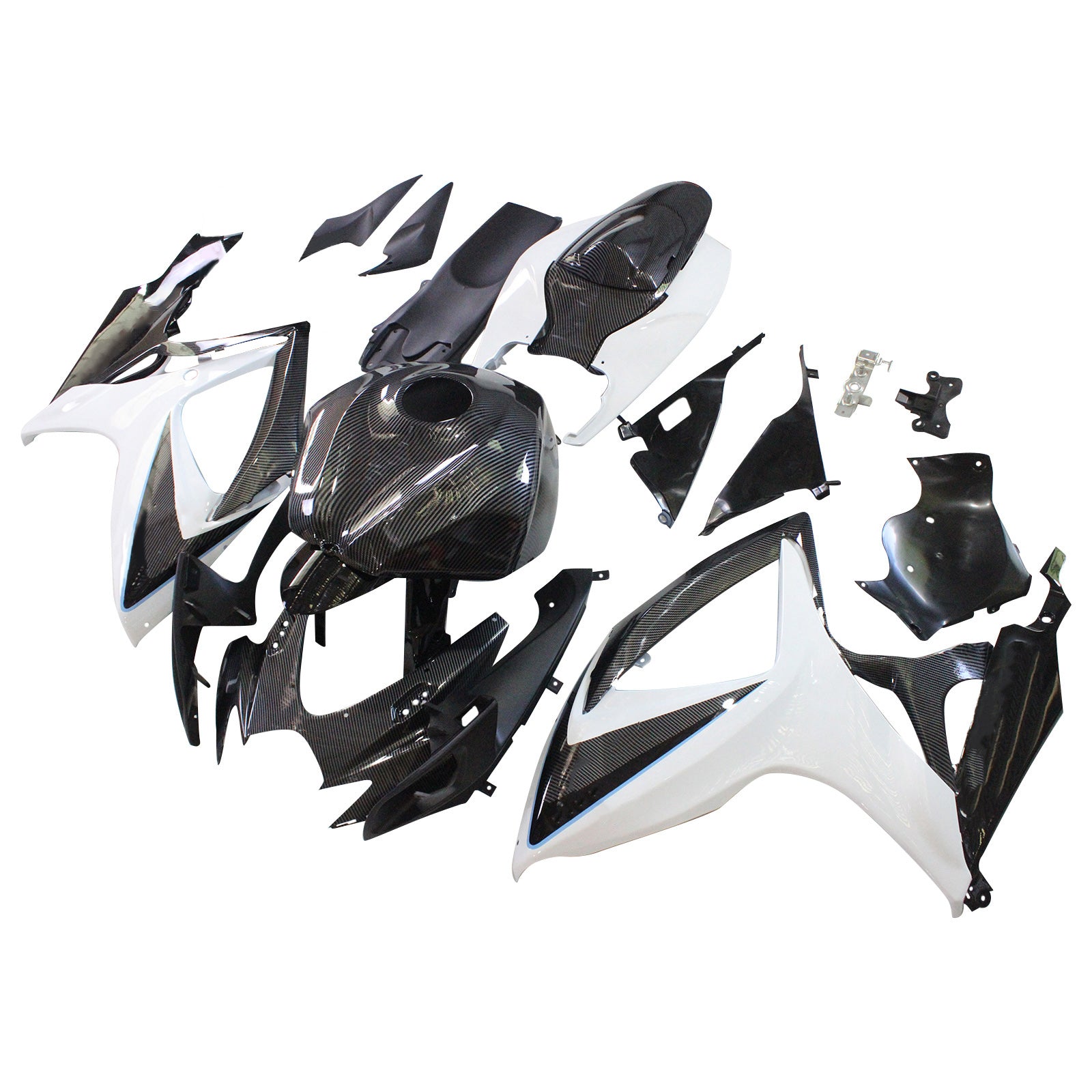 Amotopart Suzuki GSXR 600/750 2006-2007 K6 Kit Carrosserie Plastic Abs