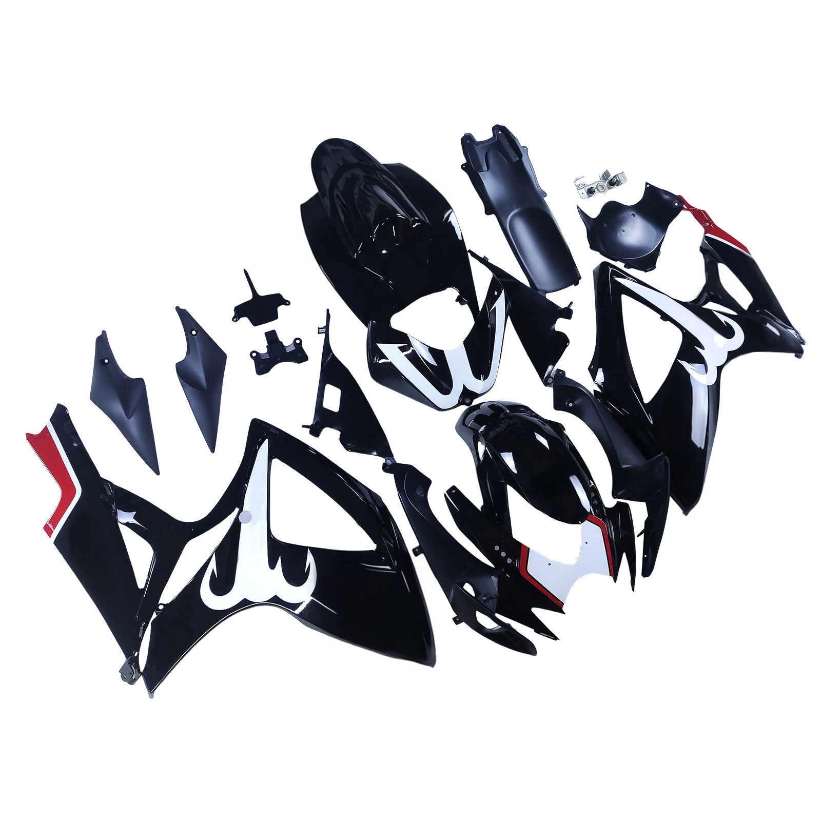 2006-2007 Suzuki GSXR 600/750 K6 Kit de carénage d'injection Bodywork Abs en plastique