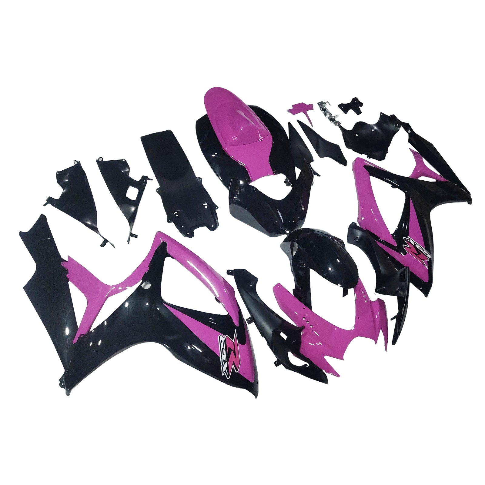 2006-2007 Suzuki GSXR 600/750 K6 ABS muovinen korin ruiskutussuojasarja