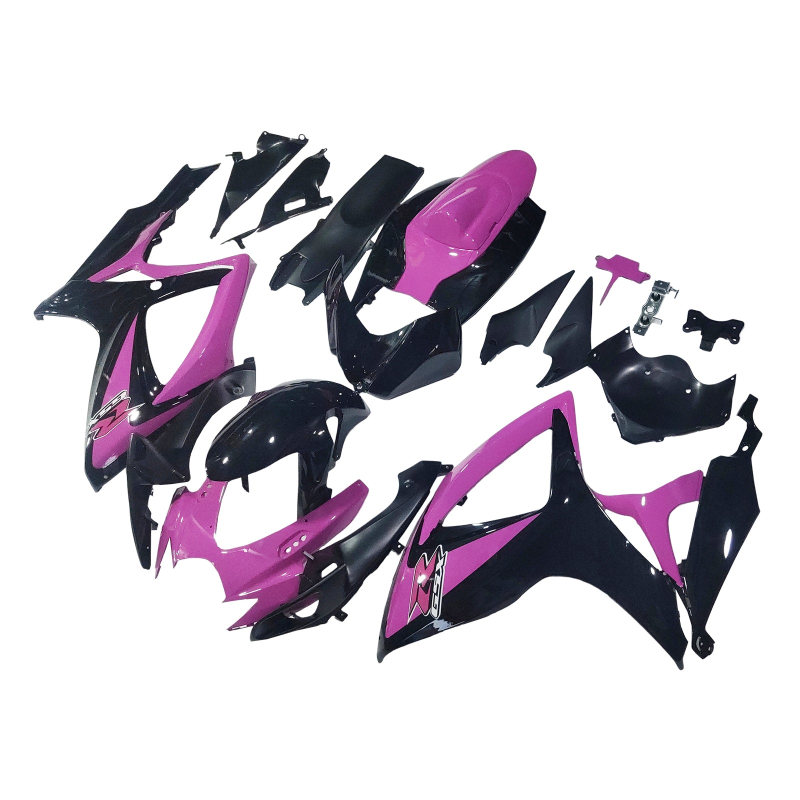 2006-2007 Suzuki GSXR 600/750 K6 ABS muovinen korin ruiskutussuojasarja