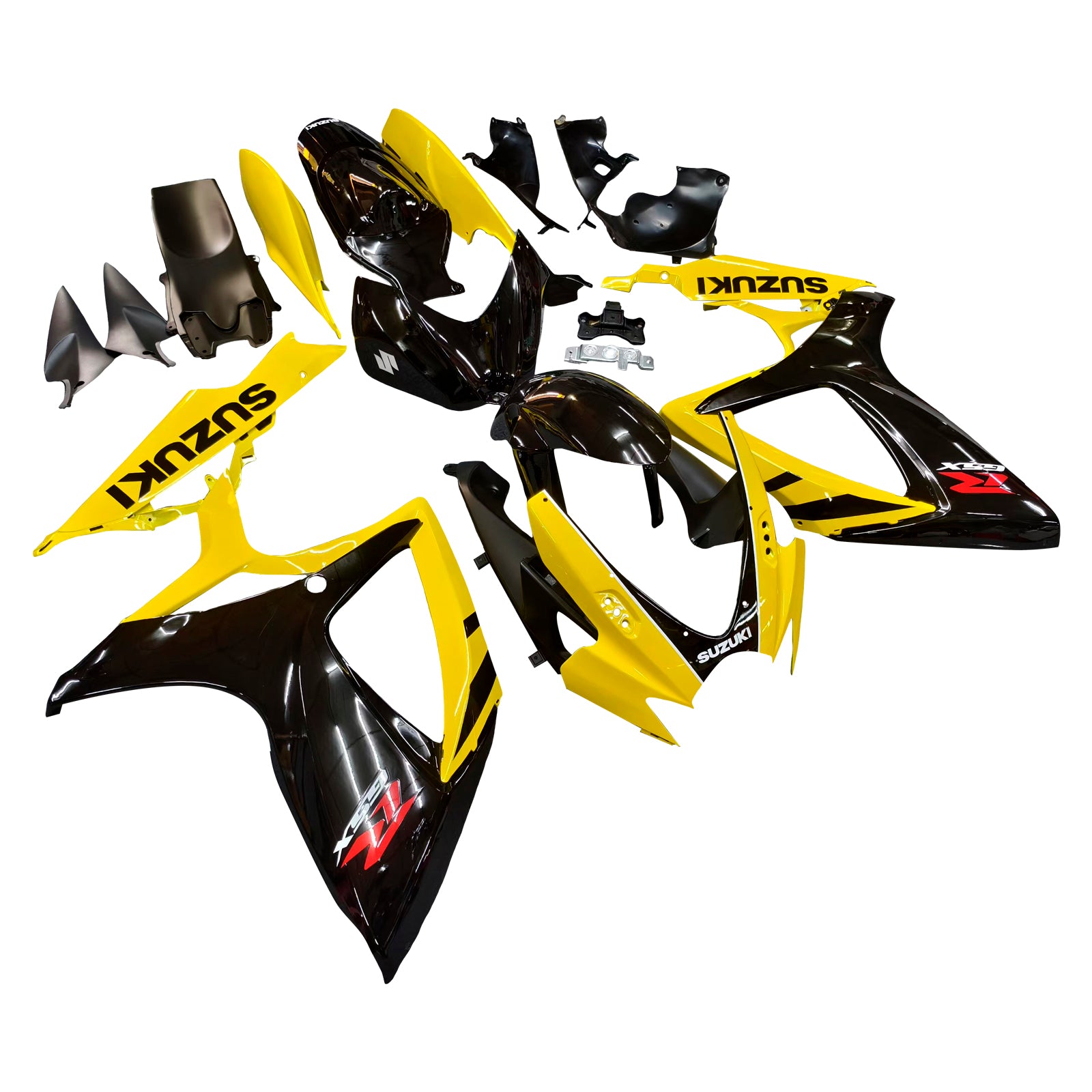 2006-2007 Suzuki GSXR 600/750 K6 Kit de carénage d'injection Bodywork Abs en plastique