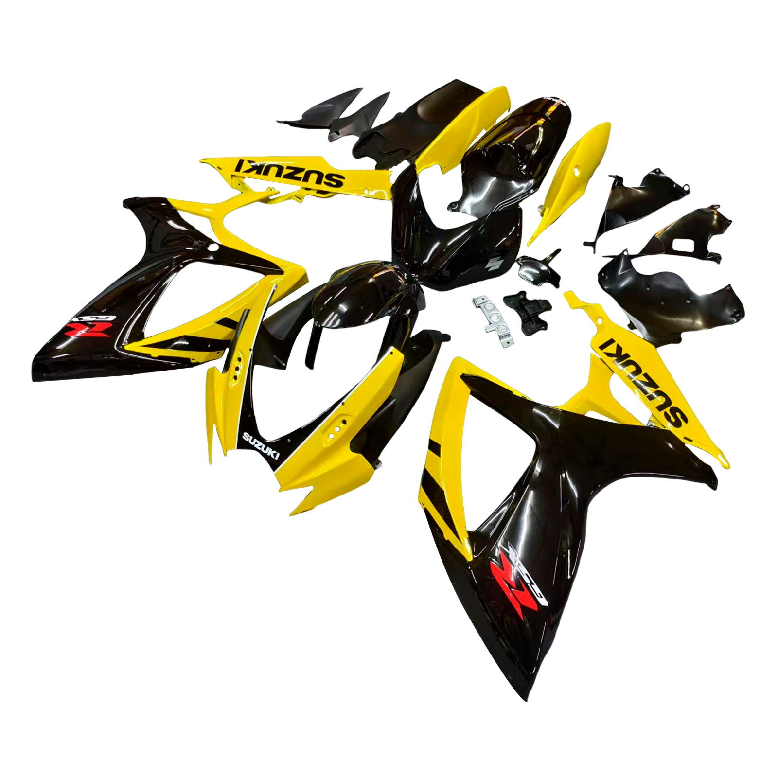 2006-2007 Suzuki GSXR 600/750 K6 Kit de carénage d'injection Bodywork Abs en plastique