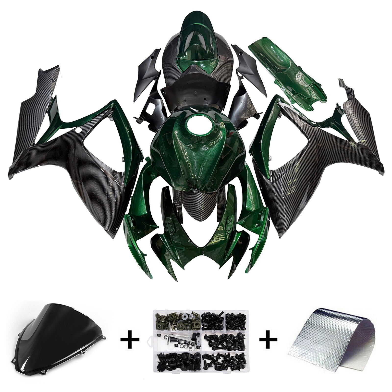 Zestaw niedoboru wstrzyknięty plastikiem ABS dla Suzuki GSXR 600/750 2006-2007 K6