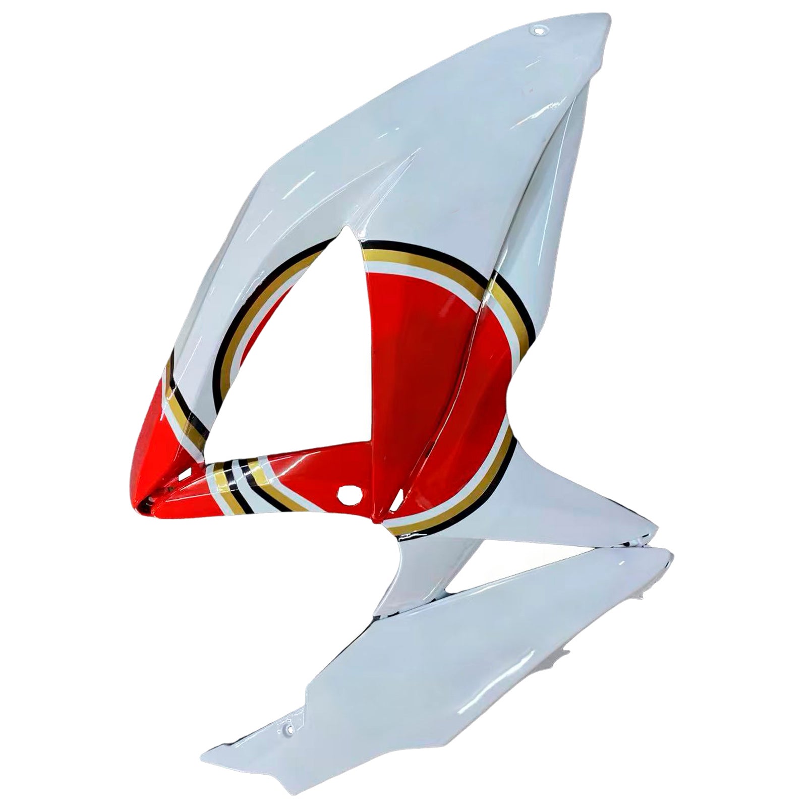 Carénages Amotopart 2008-2010 Suzuki GSXR 600 750 Blanc Rouge Lucky Strike Generic