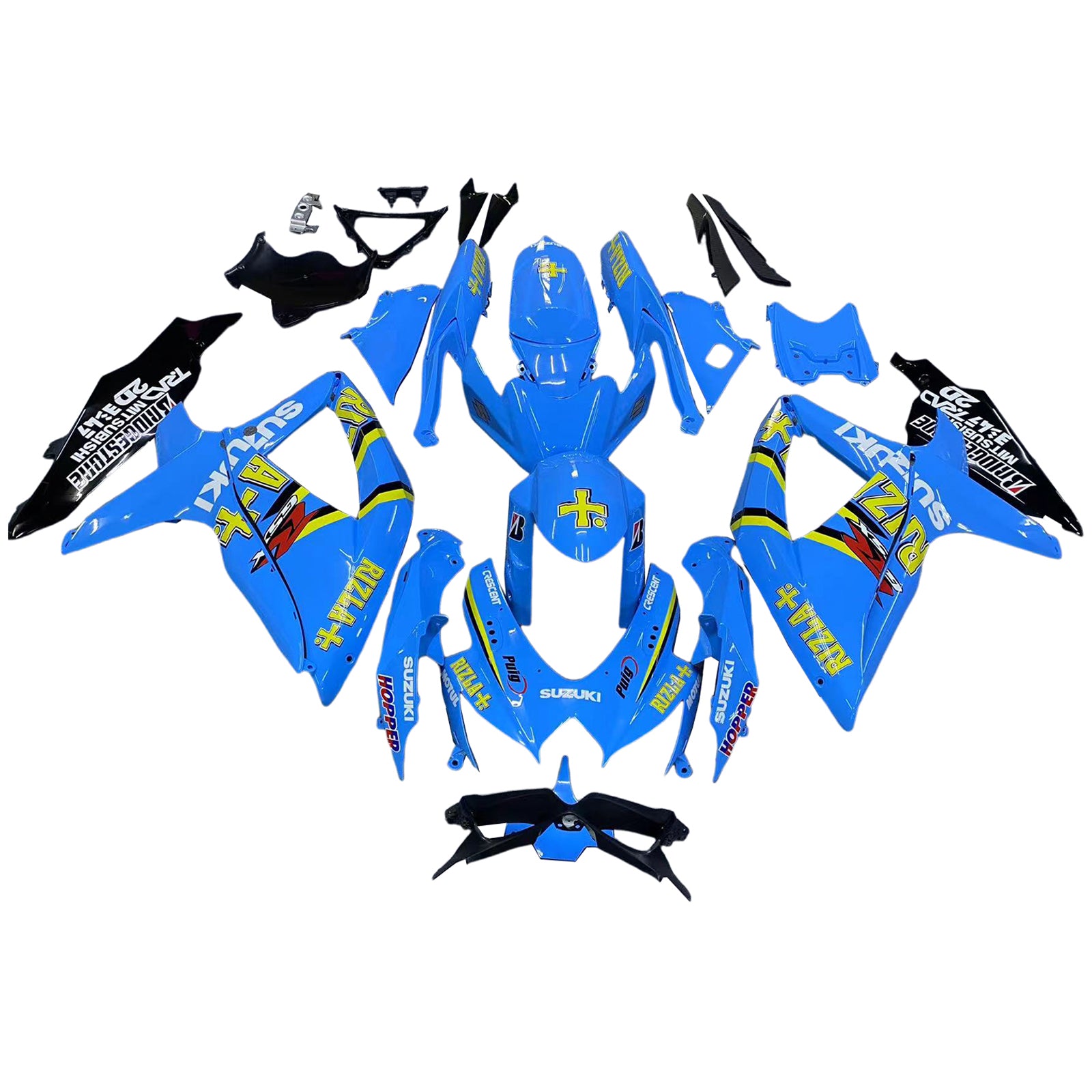 Markten Amotopart 2008-2010 Suzuki GSXR 600 750 Blue Rizla Generic