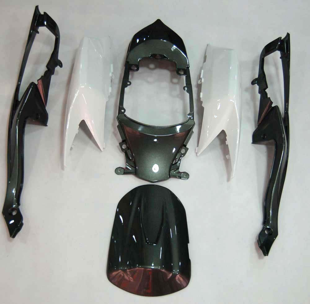Carénages Amotopart 2008-2010 Suzuki GSXR 600 750 Blanc & Argent GSXR Generic