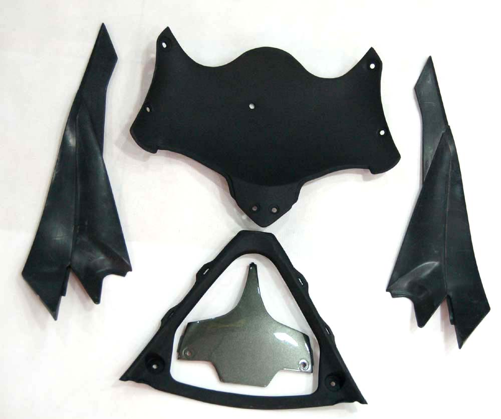Carénages Amotopart 2008-2010 Suzuki GSXR 600 750 Blanc & Argent GSXR Generic