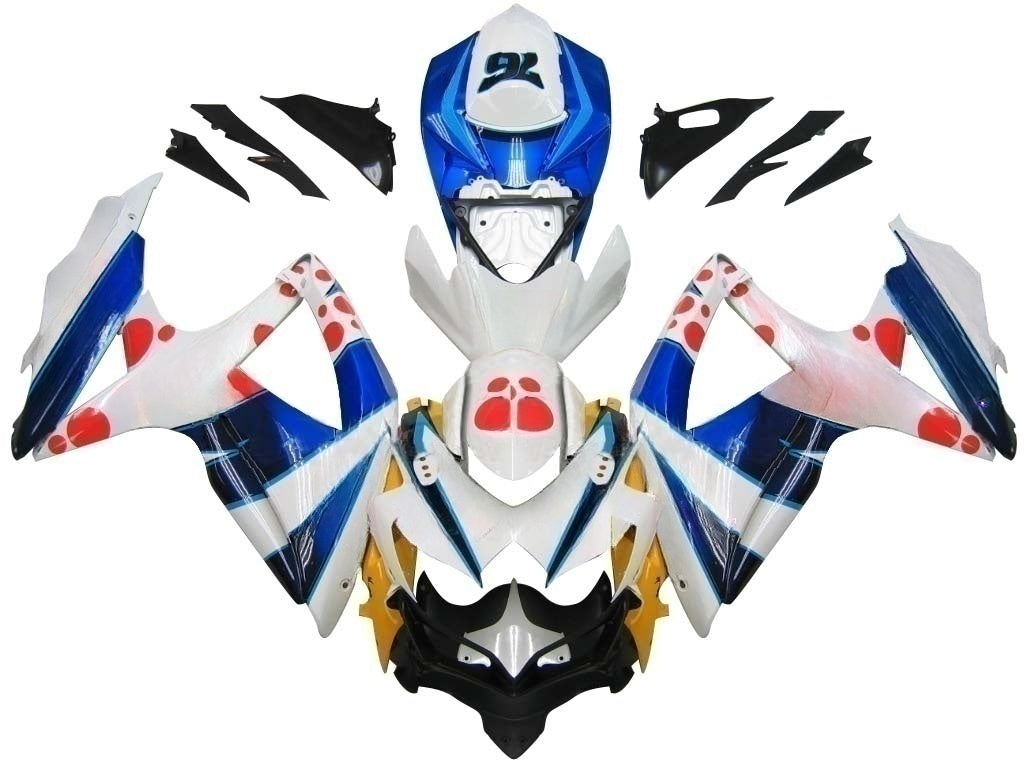 Amotopart Stroomlijnkappen 2008-2010 Suzuki GSXR 600 750 Multi-Color pepephone Generiek
