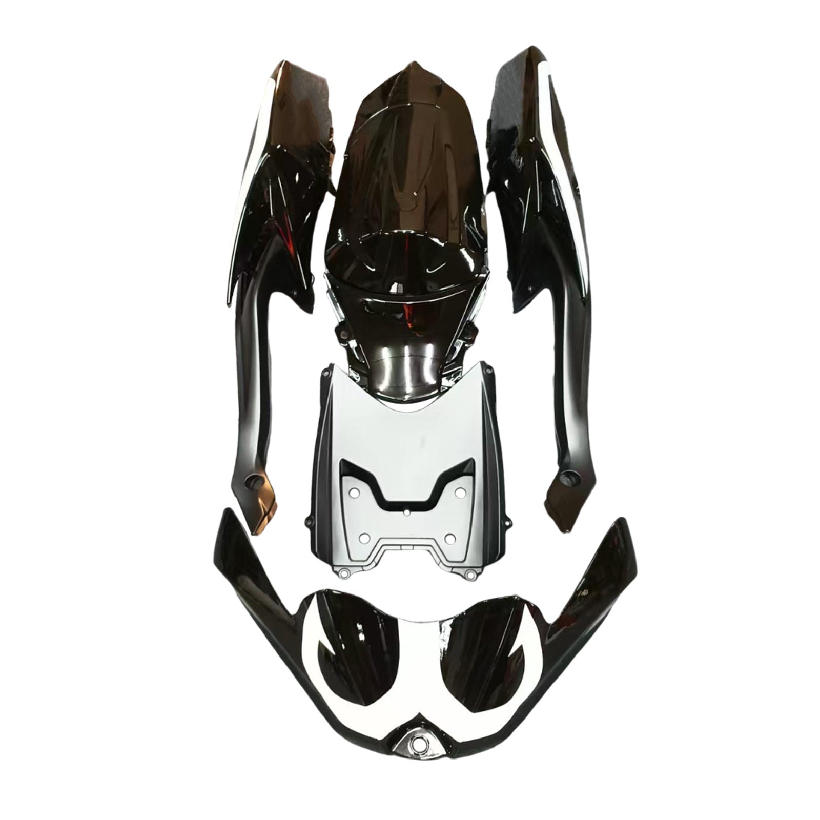 Carénages Amotopart 2008-2010 Suzuki GSXR 600 750 Noir Relentless Generic