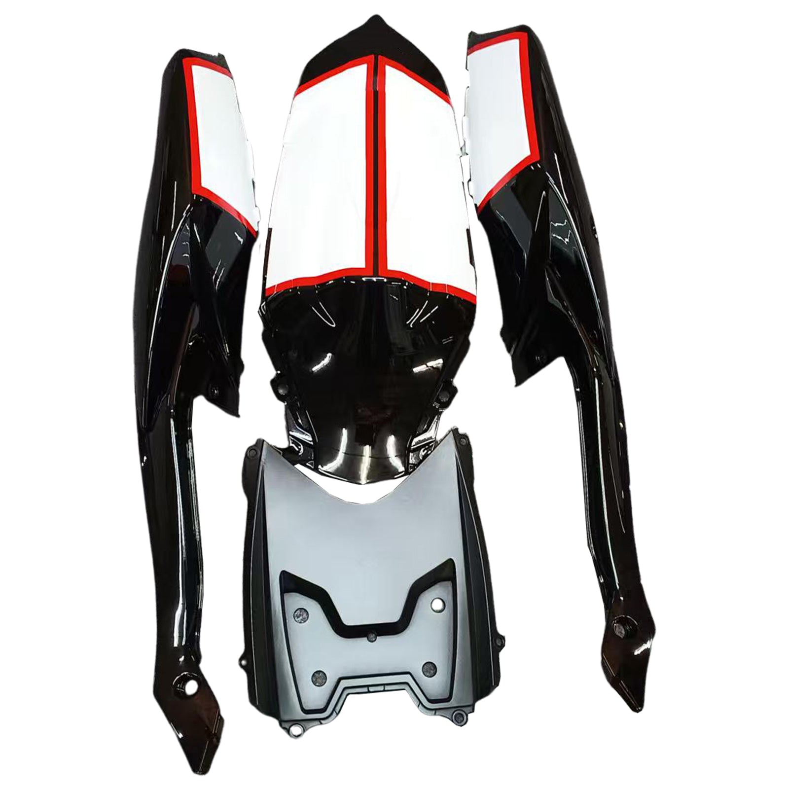 Sobe Amotopart 2008-2010 Suzuki GSXR 600 750 Črno belo gsxr generic
