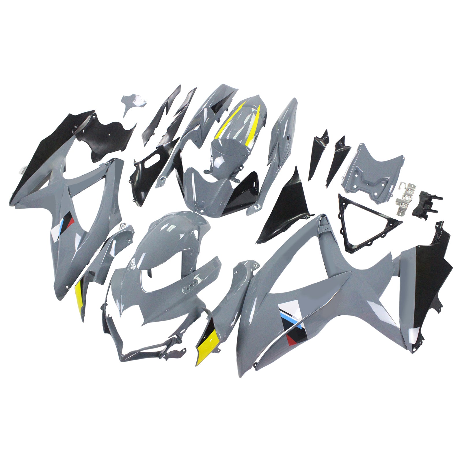 Amotopart Suzuki GSXR 600/750 2008-2010 k8 Kit di corberry in plastica fooring