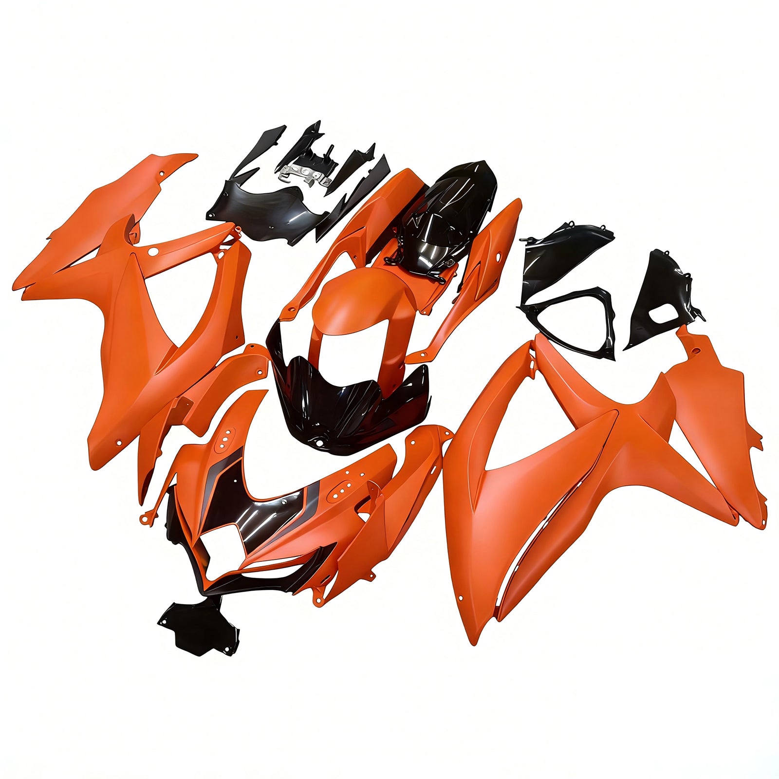 Amotopart Suzuki GSXR 600/750 2008-2010 Kit Carénage Carrosserie Plastique ABS K8