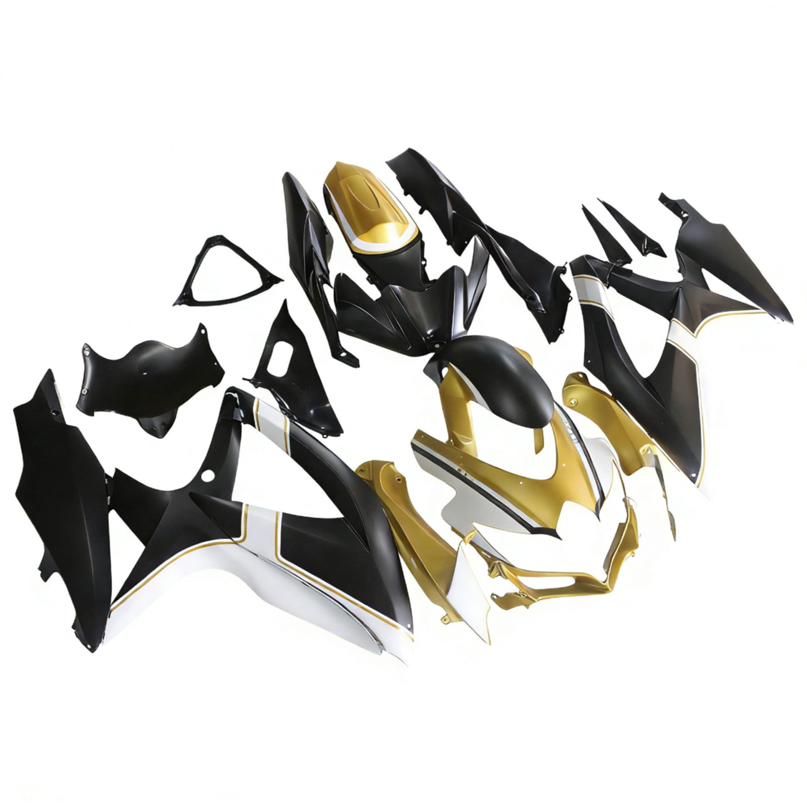 Amotopart Suzuki GSXR 600/750 2008-2010 kit di plastica BODE BODE ABS K8