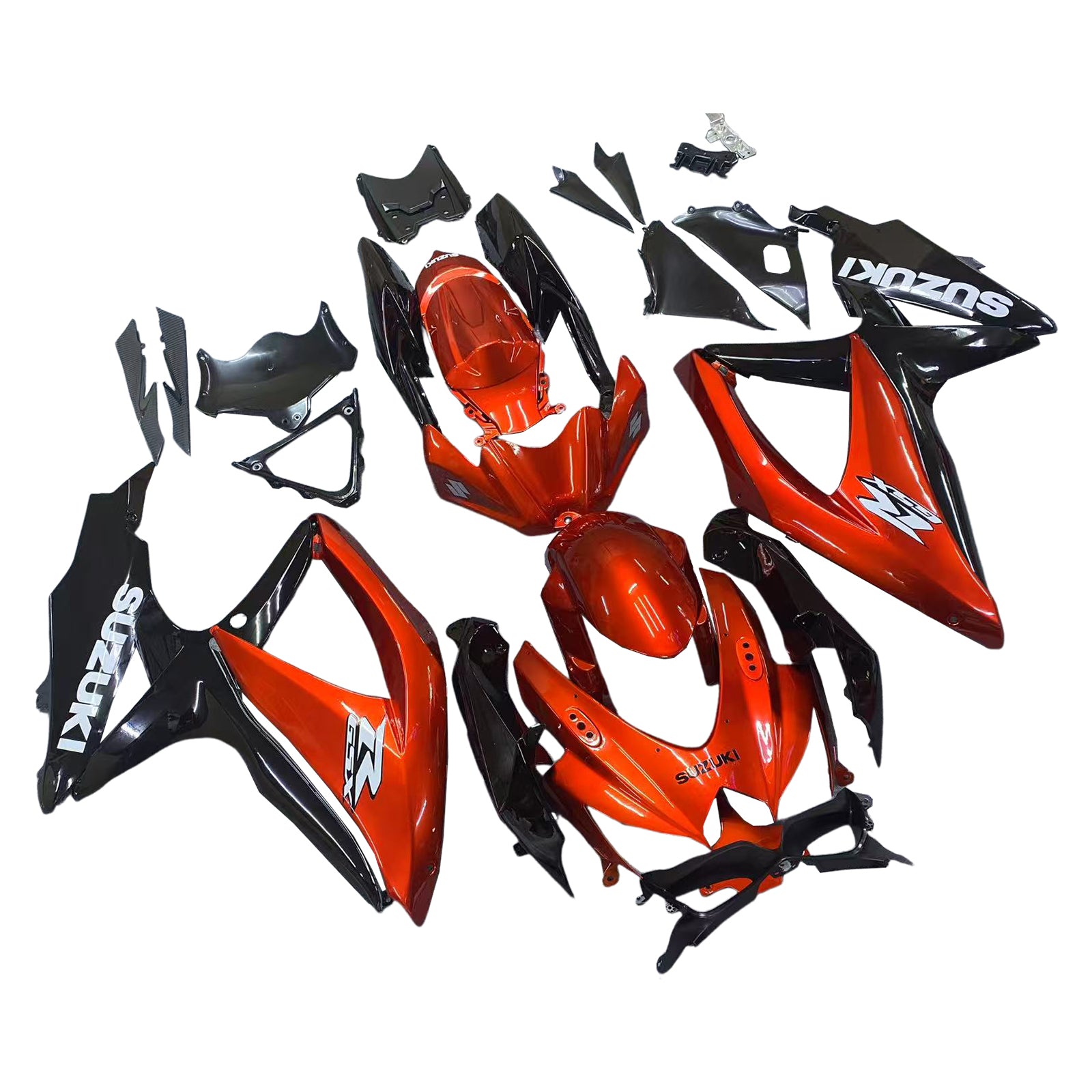 Amotopart Suzuki GSXR 600/750 2008-2010 Kit carena carrozzeria in plastica ABS K8