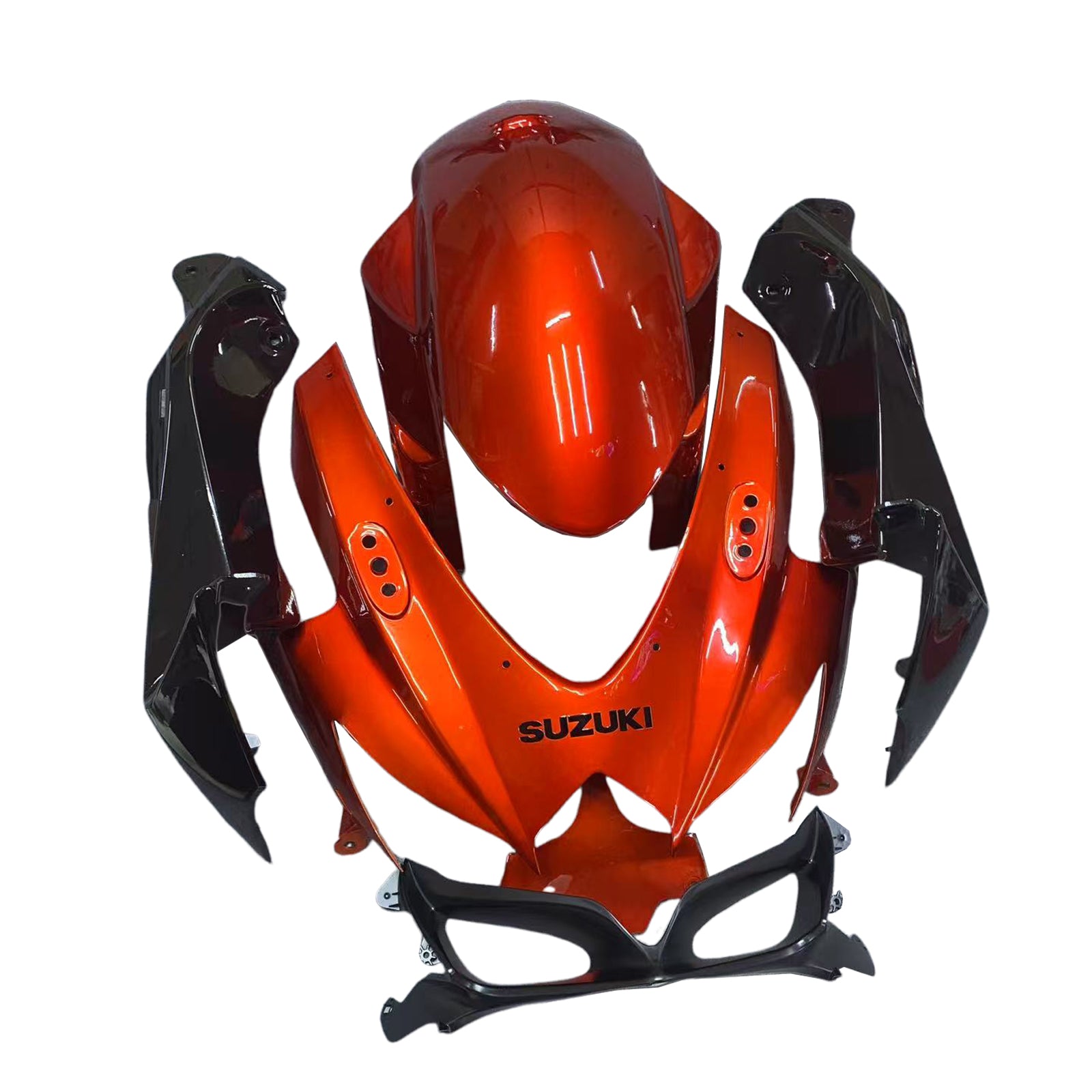 Amotopart Suzuki GSXR 600/750 2008-2010 Kit carena carrozzeria in plastica ABS K8