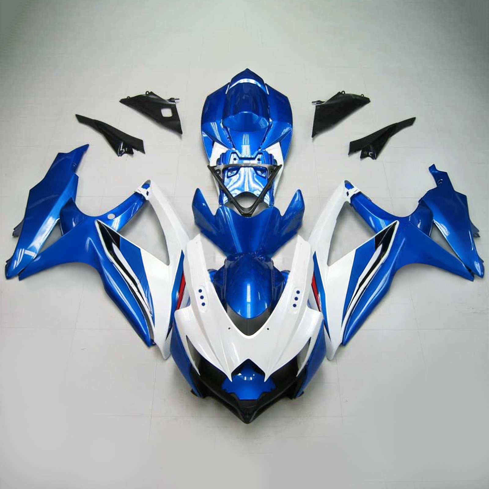 Kit de carénage par injection , carrosserie en plastique ABS Pour Suzuki GSXR 600/750 2008-2010 K8
