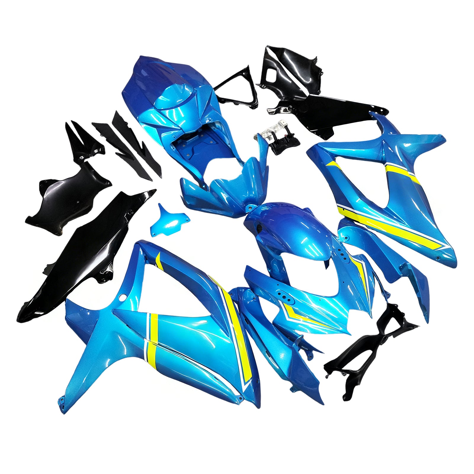 Zestaw owiewki wtrysku, ABS tworzyw sztucznych dla Suzuki GSXR 600/750 2008-2010 K8