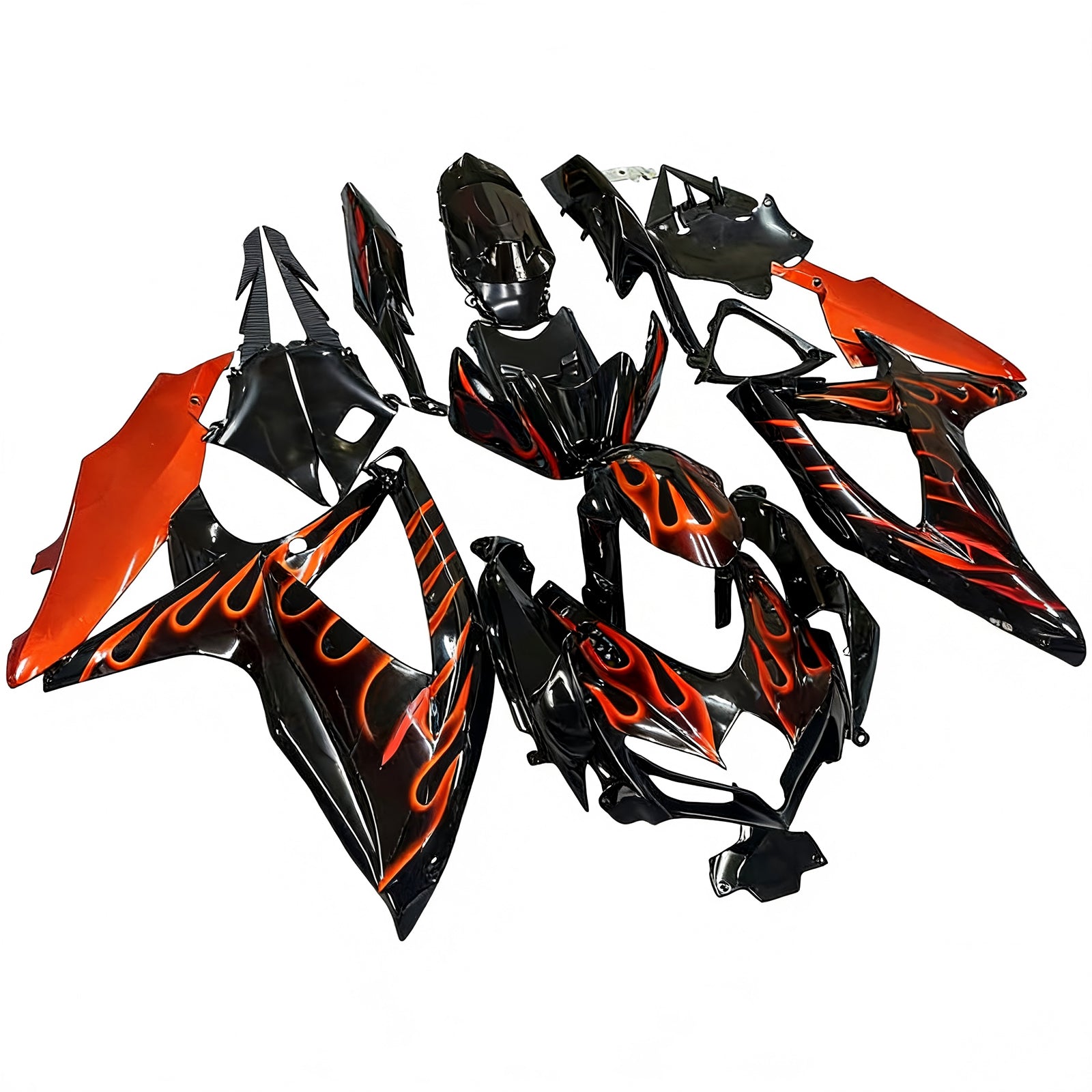 Amotopart Suzuki GSXR 600/750 2008-2010 Kit Carénage Carrosserie Plastique ABS K8
