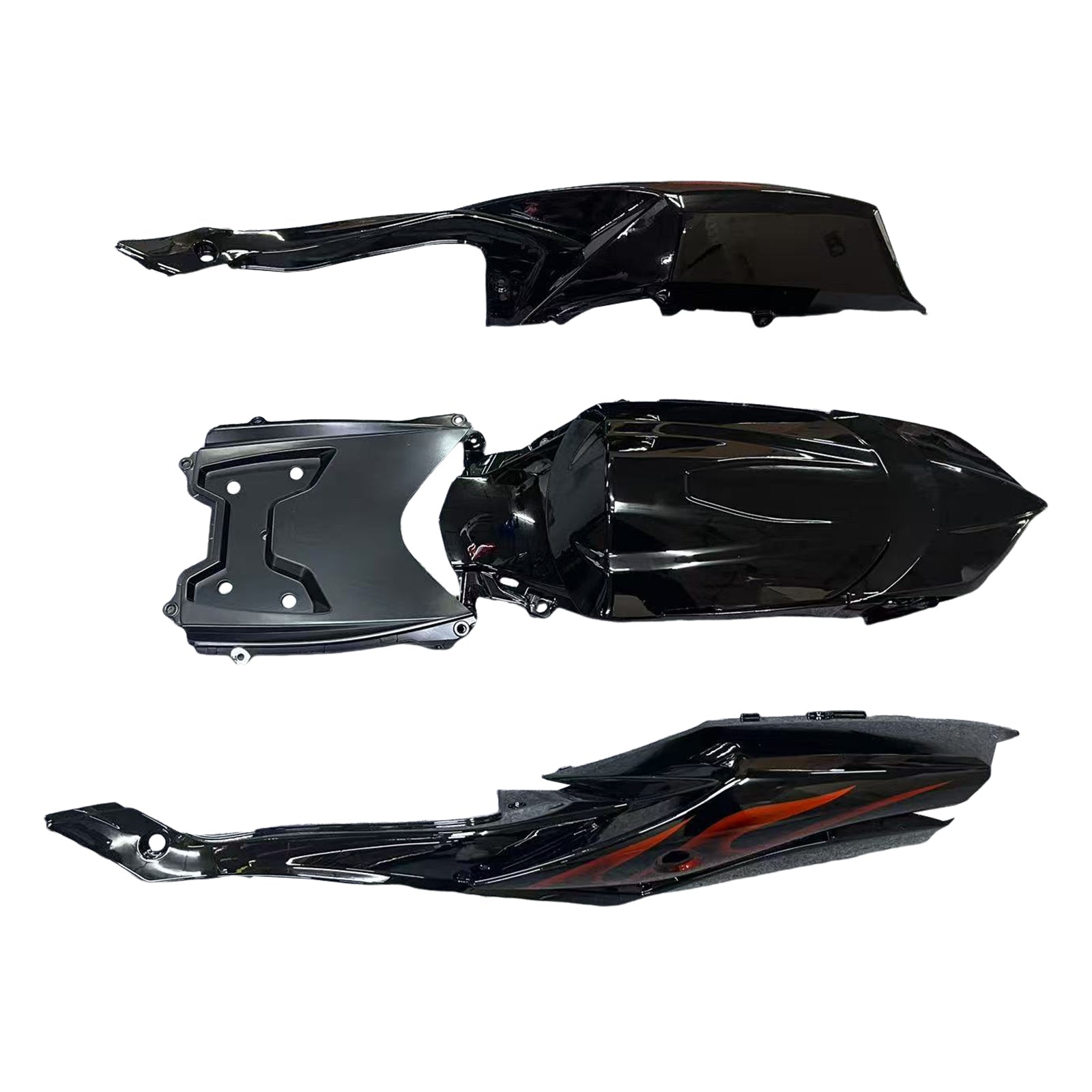 Amotopart Suzuki GSXR 600/750 2008-2010 Kit Carénage Carrosserie Plastique ABS K8