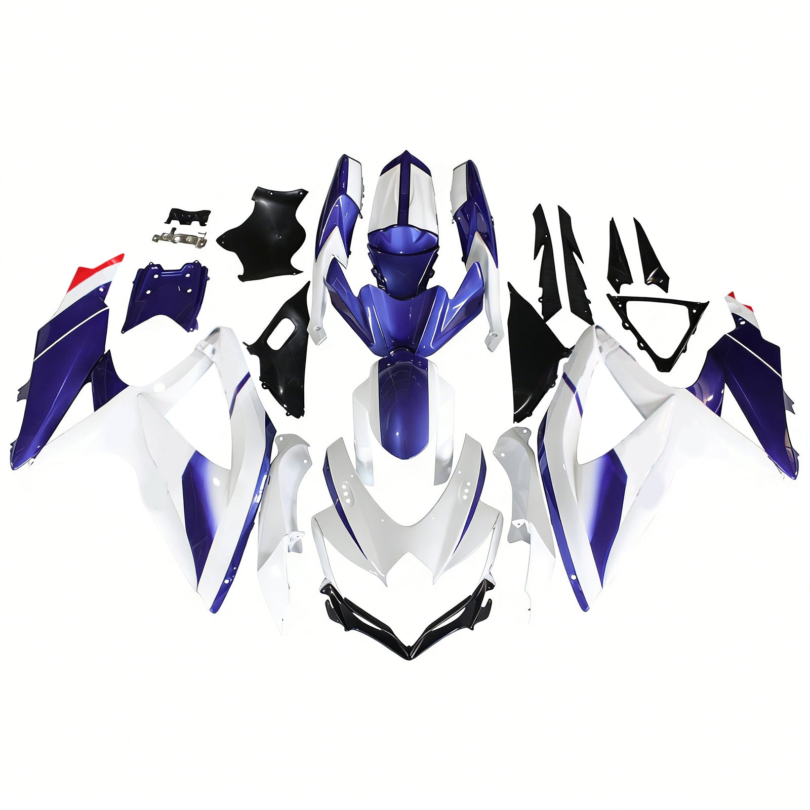 Amotopart Suzuki GSXR 600/750 2008-2010 Zestaw z tworzywa sztucznego ABS K8