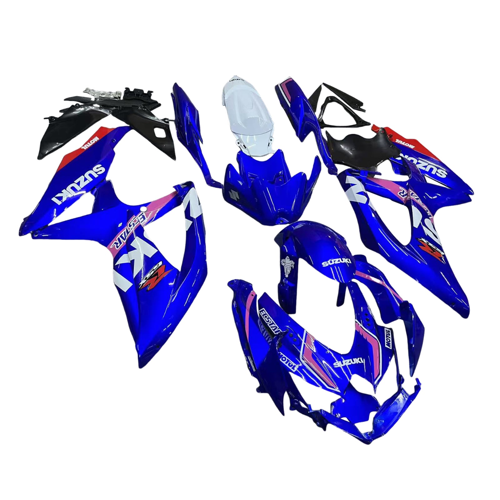 Amotopart Suzuki GSXR 600/750 2008-2010 Kit Plastic Bodest ABS K8