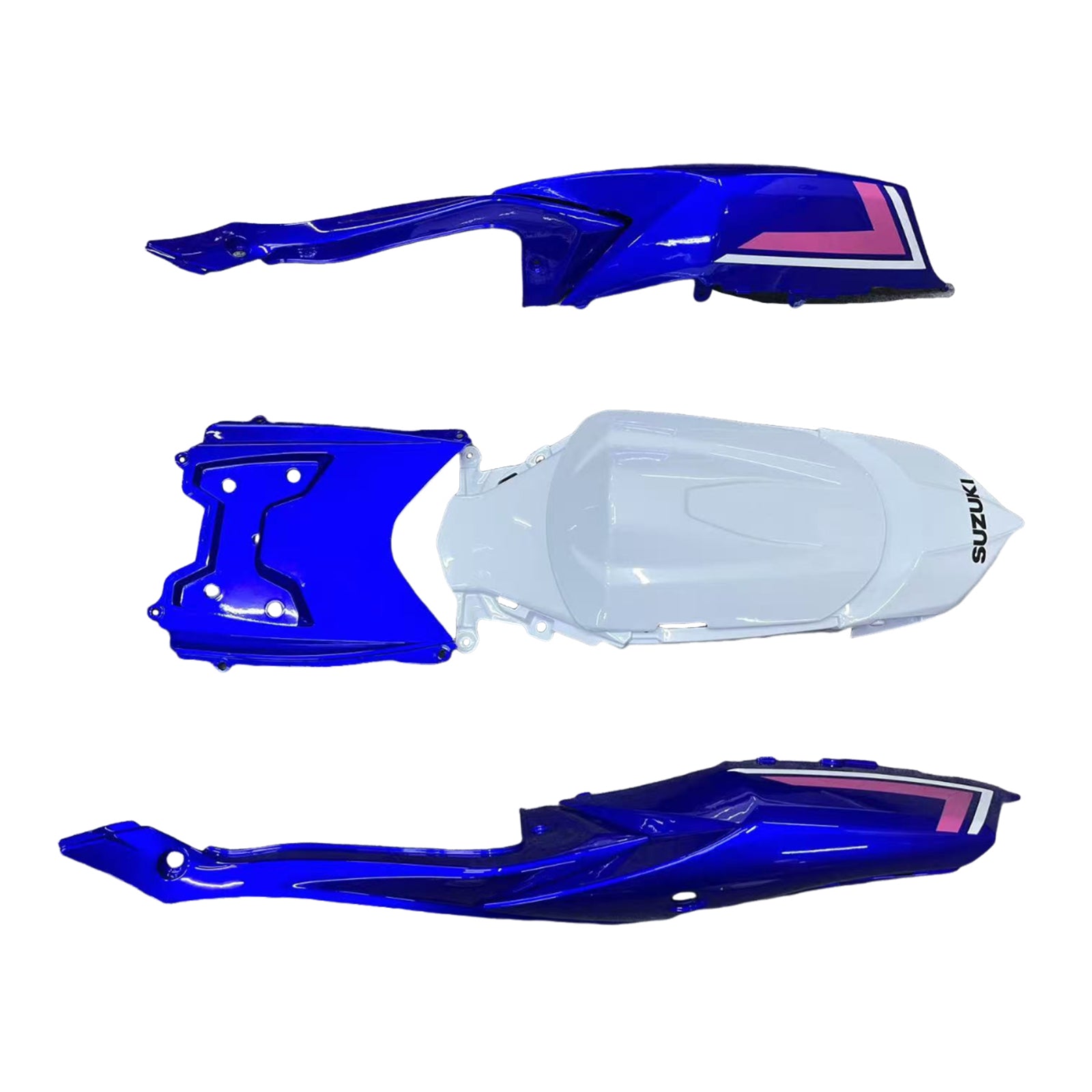 Amotopart Suzuki GSXR 600/750 2008-2010 Kit Plastic Bodest ABS K8