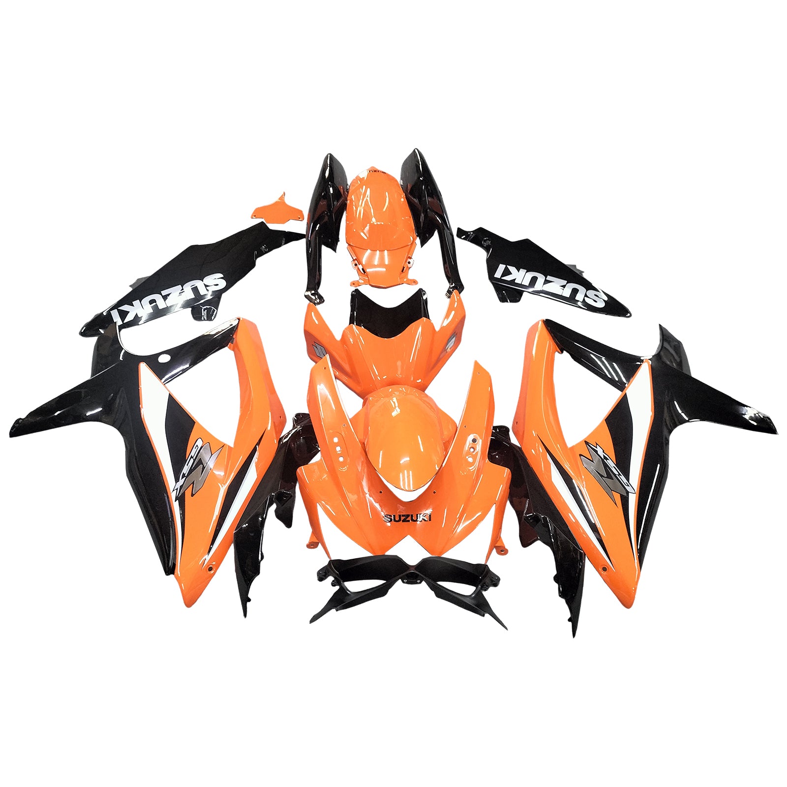 Amotopart Suzuki GSXR 600/750 2008-2010 ABS kunststof carrosseriekuipset K8