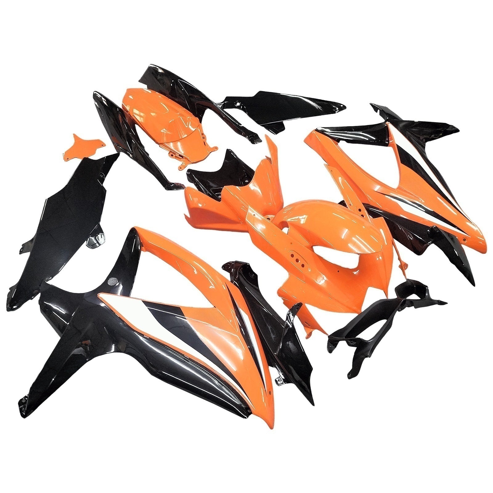 Amotopart Suzuki GSXR 600/750 2008-2010 Kit Carénage Carrosserie Plastique ABS K8