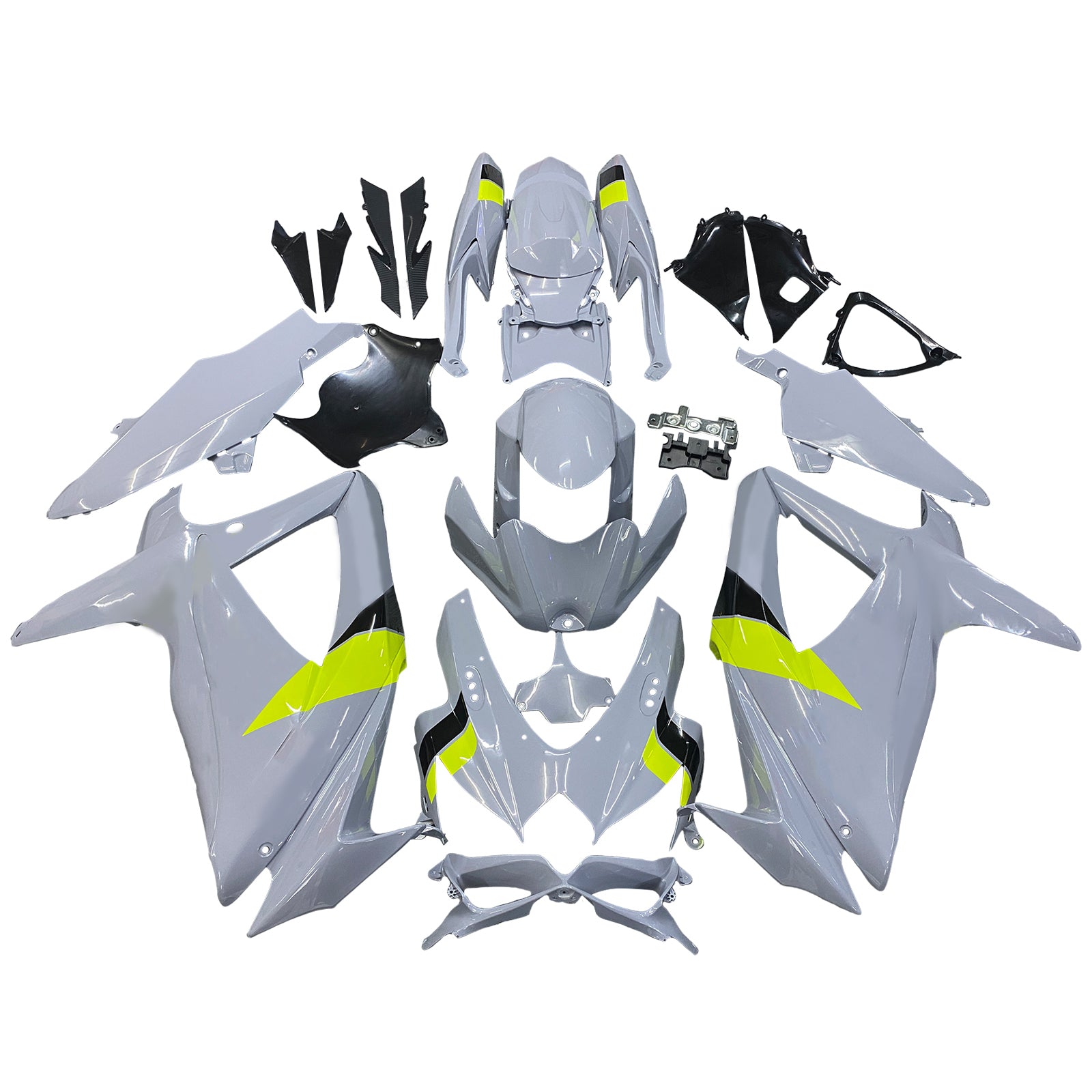 Amotopart Suzuki GSXR 600/750 2008-2010 K8 Kit Carrosserie Plastic Abs