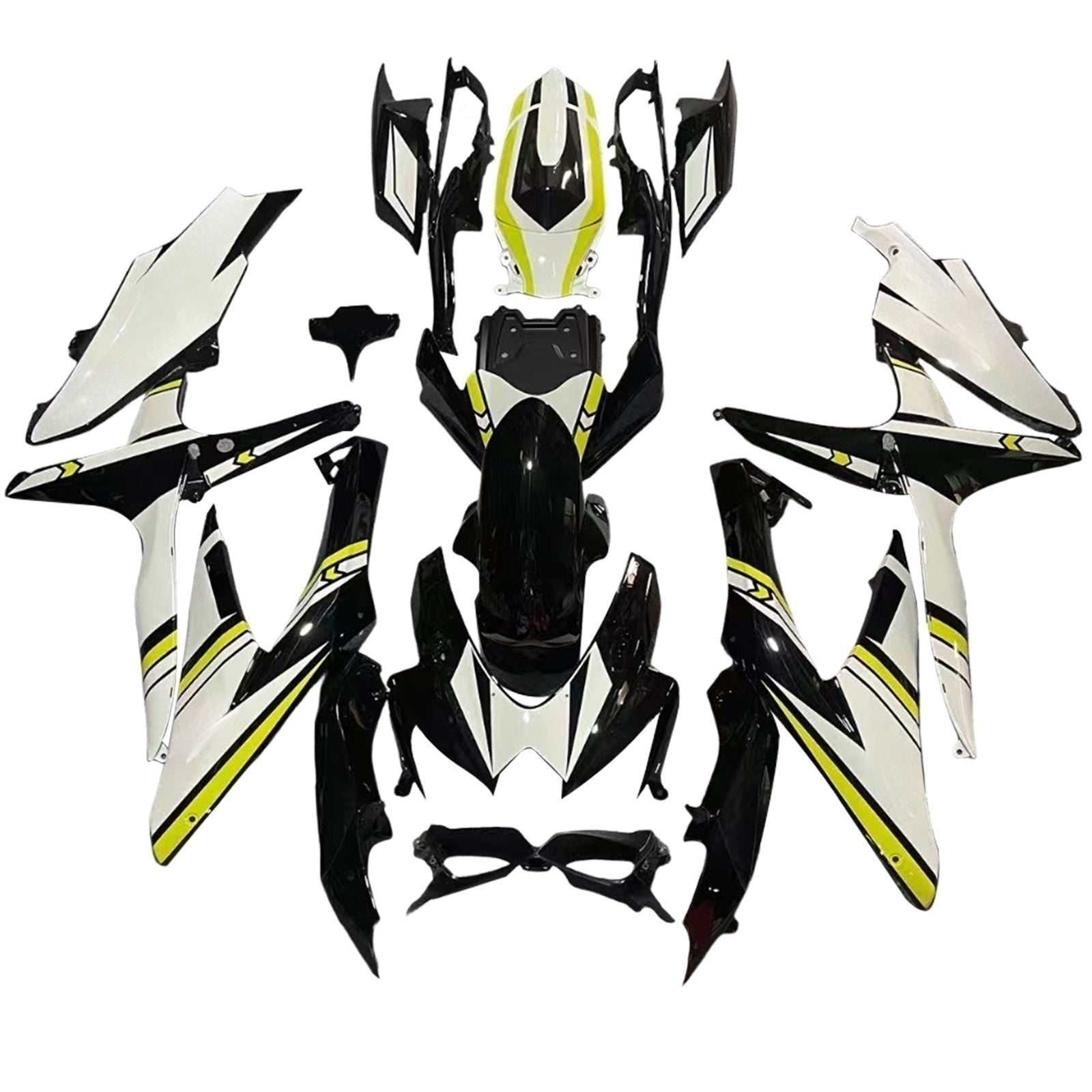 Amotopart Suzuki GSXR 600/750 2008-2010 K8 ABS muovinen korin suojasarja