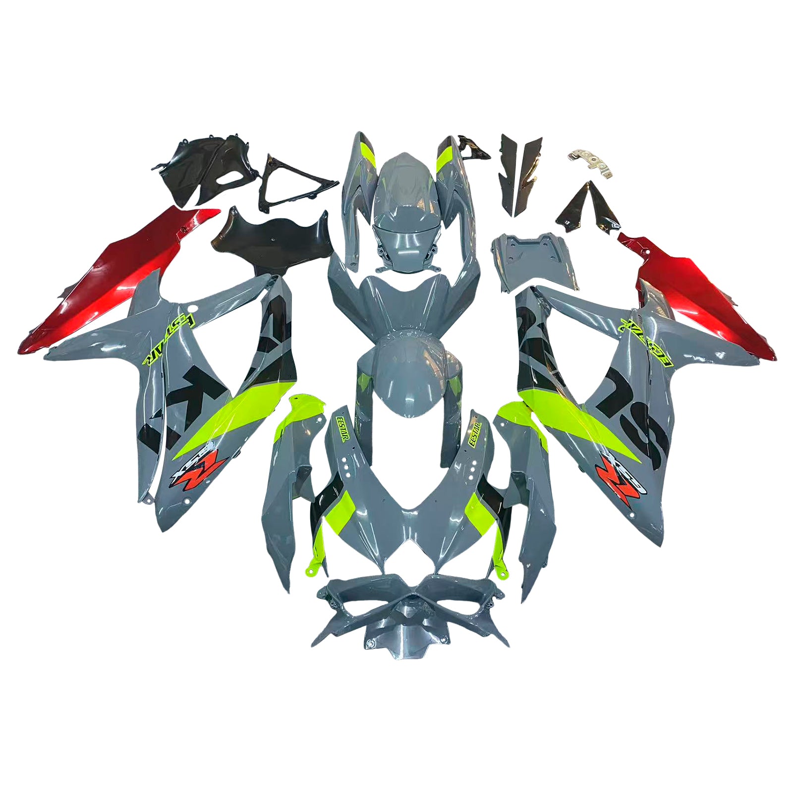 Amotopart Suzuki GSXR 600/750 2008-2010 K8 Kit Carrosserie Plastic ABS
