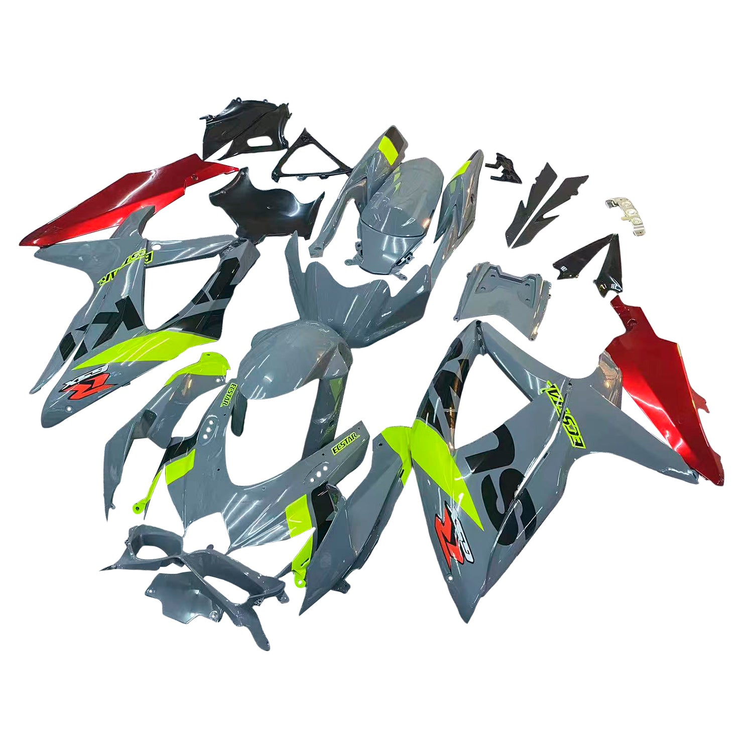 Amotopart Suzuki GSXR 600/750 2008-2010 K8 Kit Carrosserie Plastic ABS