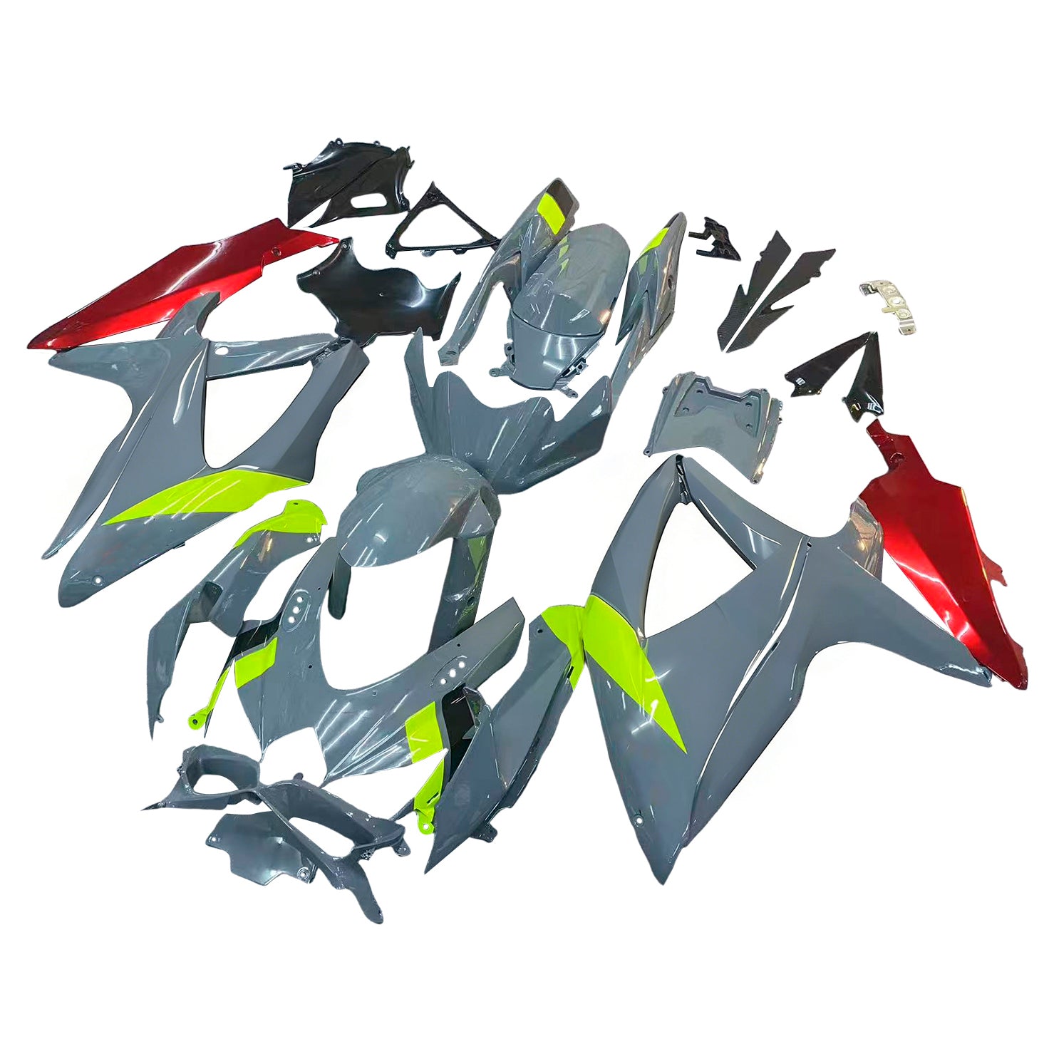 Amotopart Suzuki GSXR 600/750 2008-2010 K8 Kit Carrosserie Plastic ABS
