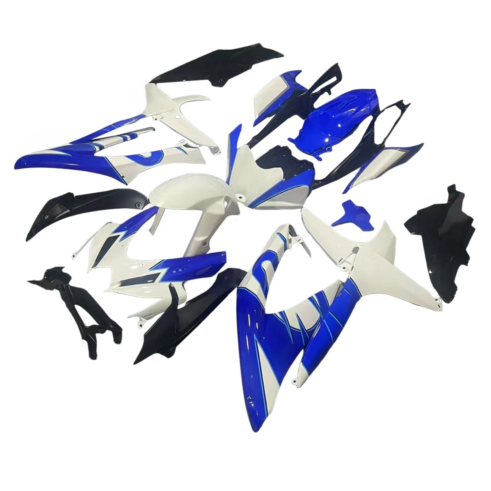 2008-2010 Suzuki GSXR 600/750 K8 Kit de carénage injection Bodywork Abs en plastique