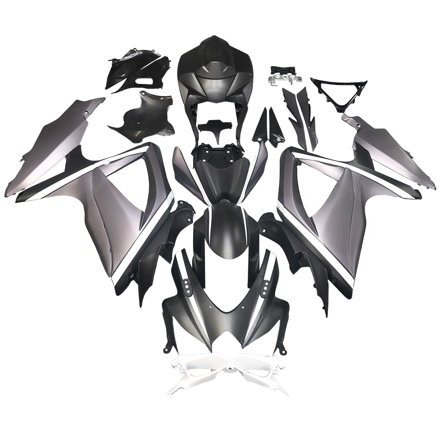 2008-2010 Suzuki GSXR 600/750 K8 Kit de carénage injection Bodywork Abs en plastique