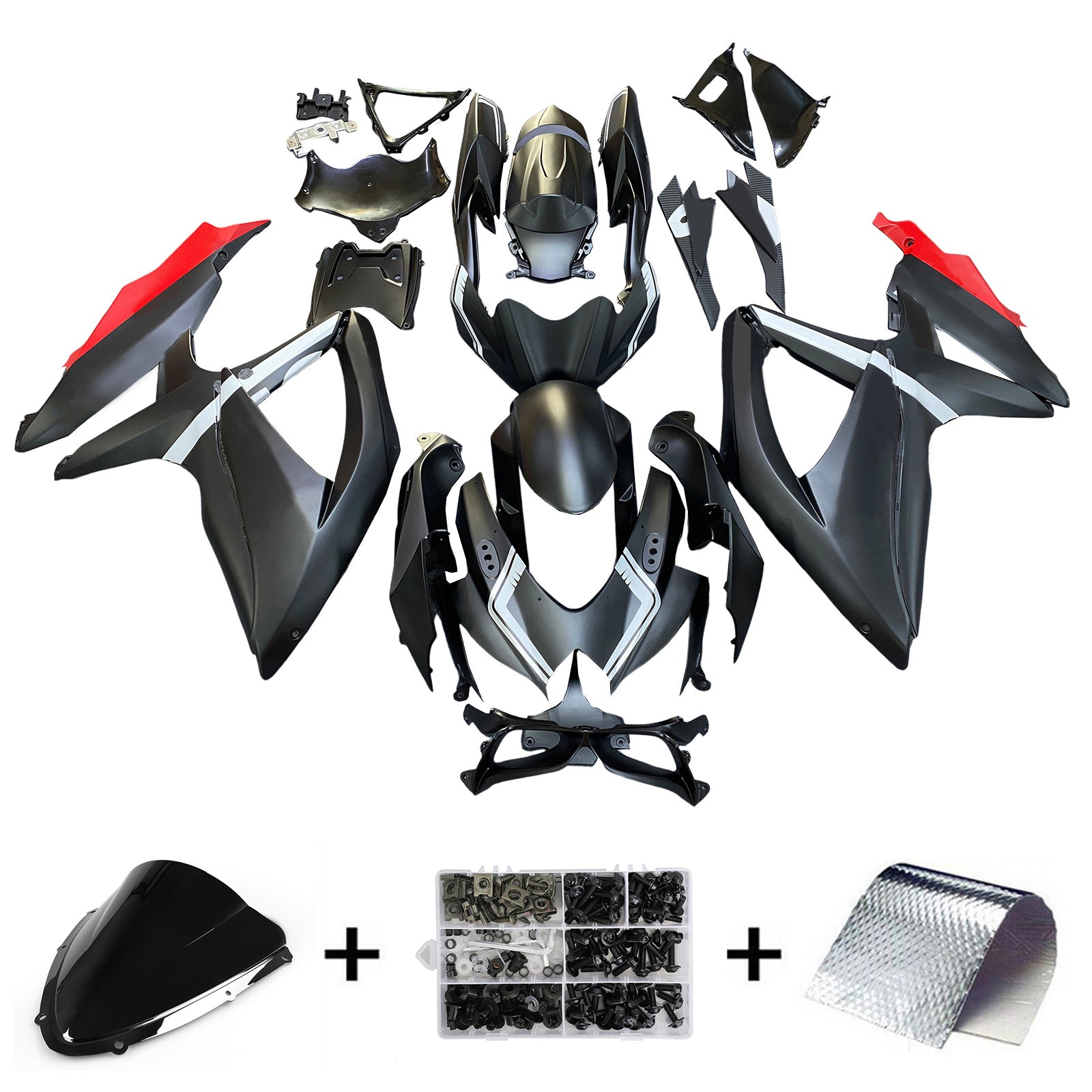 Injection Fairing Kit Bodywork Plastic ABS For Suzuki GSXR 600/750 2008-2010 K8