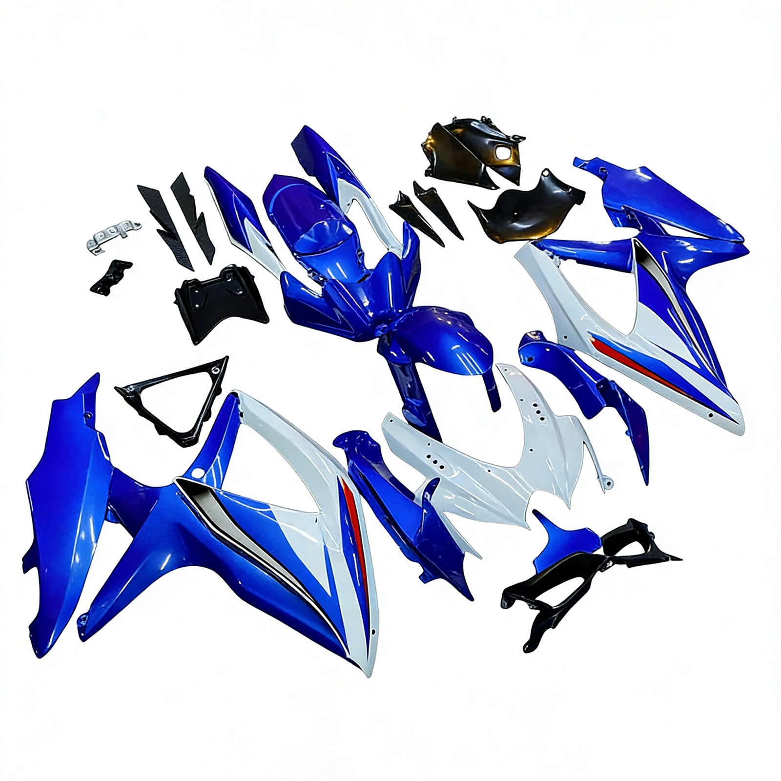 2008-2010 Suzuki GSXR 600/750 K8 Kit di iniezione di equità ABS in plastica in plastica